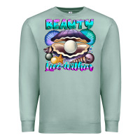 Seafoam Beauty Lies Within Premium Sweatshirt - CowhideDigitalArt