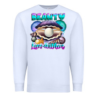 White Beauty Lies Within Premium Sweatshirt - CowhideDigitalArt