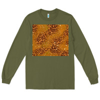 Army Green glitter cowhide Long Sleeve Tee - TumblerDesignByShophia