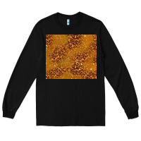 Black glitter cowhide Long Sleeve Tee - TumblerDesignByShophia