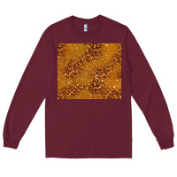 Burgundy glitter cowhide Long Sleeve Tee - TumblerDesignByShophia