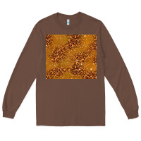 Chestnut glitter cowhide Long Sleeve Tee - TumblerDesignByShophia
