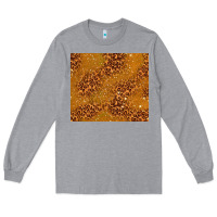 Heather Grey glitter cowhide Long Sleeve Tee - TumblerDesignByShophia