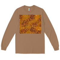 Toasted Coconut glitter cowhide Long Sleeve Tee - TumblerDesignByShophia