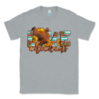 Heather Grey love chickens Classic Tee - LillyAllenDesigns