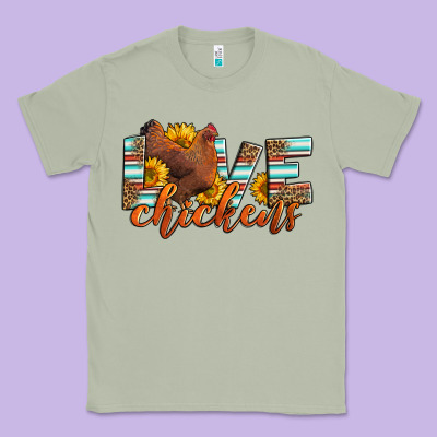 Love Chickens Classic Tee Designed By Lillyallendesigns