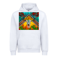 White western sunflowers longhorn bull skull Urban Hoodie - Artiststas