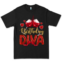 Black birthday diva Premium Tee - MaliasSmallBusiness