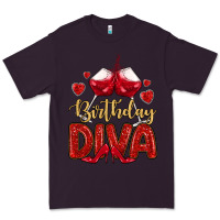 Plum birthday diva Premium Tee - MaliasSmallBusiness