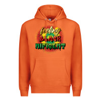 Carrot feeling blacknificent Premium Hoodie - FaDigitalArtStudio