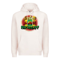 Pale Pink feeling blacknificent Premium Hoodie - FaDigitalArtStudio