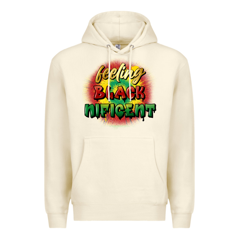 Feeling Blacknificent Premium Hoodie by FaDigitalArtStudio | Teevron