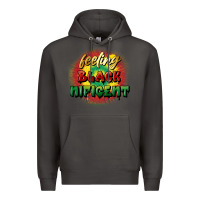 Smoke feeling blacknificent Premium Hoodie - FaDigitalArtStudio