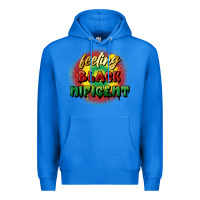 True Royal feeling blacknificent Premium Hoodie - FaDigitalArtStudio