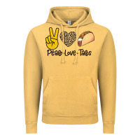 Vintage Mustard Peare Love Tacos Vintage Hoodie - Bettercallsaul