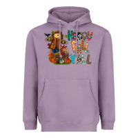 Lavender happy fall y all Heavyweight Hoodie - CowhideDigitalArt