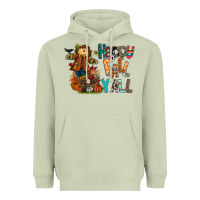 Matcha happy fall y all Heavyweight Hoodie - CowhideDigitalArt