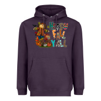 Plum happy fall y all Heavyweight Hoodie - CowhideDigitalArt