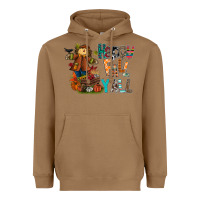 Toasted Coconut happy fall y all Heavyweight Hoodie - CowhideDigitalArt
