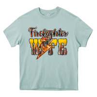 Arona firefighter wife lightning bolt Heavy Core Tee - NancyCooperArtShop
