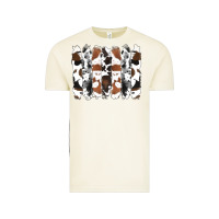 Vintage Arctic cowhide brushstrokes Vintage Tee - RanaPortraitStore