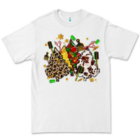 White hair stylist with christmas tree Premium Tee - MaliasSmallBusiness