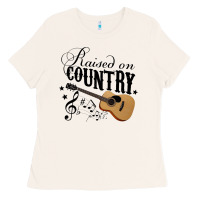 Bone Raised On Country Country Life Country Music Lover Ladies Tee - tuanDangUi