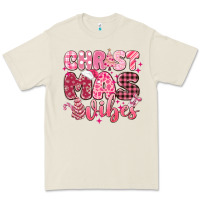 Bone christmas vibes pink Premium Tee - MaliasSmallBusiness