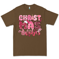 Cacao christmas vibes pink Premium Tee - MaliasSmallBusiness