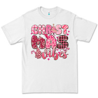 White christmas vibes pink Premium Tee - MaliasSmallBusiness