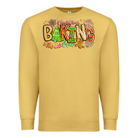 Antique Gold Christmas Baking Crew Premium Sweatshirt - CowhideDigitalArt