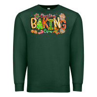 Sports Green Christmas Baking Crew Premium Sweatshirt - CowhideDigitalArt