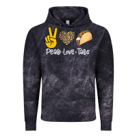 Cloud Black Peace Love Tacos Vintage Hoodie - Bettercallsaul