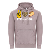 Vintage Zinc Peace Love Tacos Vintage Hoodie - Bettercallsaul