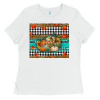 White pumpkins Ladies Tee - RanaPortraitStore