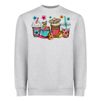 Heather Grey mexico fiesta coffee cups Heavyweight Sweatshirt - OliviaCreatesArt