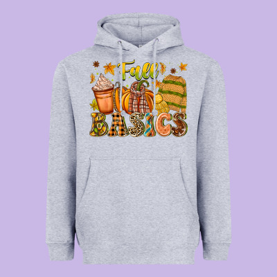 Fall Basics Heavyweight Hoodie Designed By Cowhidedigitalart