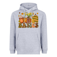 Heather Grey Fall Basics Heavyweight Hoodie - CowhideDigitalArt