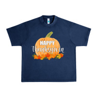 Navy Happy Thanksgiving Urban Heavy Tee - Bettercallsaul