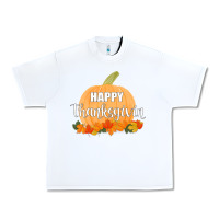 White Happy Thanksgiving Urban Heavy Tee - Bettercallsaul