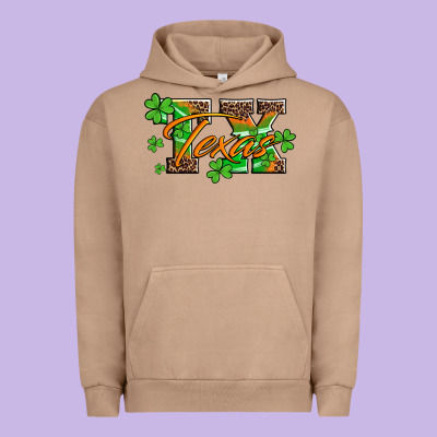 St Patricks Day Texas Urban Hoodie Designed By Artiststas