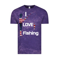Cloud Purple I love fishing Vintage Tee - Bettercallsaul