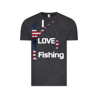 Vintage Black I love fishing Vintage Tee - Bettercallsaul