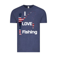 I Love Fishing Vintage Tee | Teevron