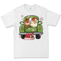 White christmas santa and reindeer truck Premium Tee - MaliasSmallBusiness