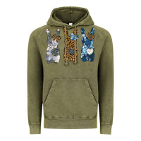 Vintage Olive Easter Bunnies Vintage Hoodie - Bettercallsaul