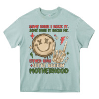Arona some days i rock it some days it rocks me either w Heavy Core Tee - MaliasSmallBusiness