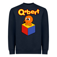 Navy funny qbert Heavyweight Sweatshirt - tuanDangUi