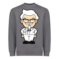 Happy Colonel Sanders Heavyweight Sweatshirt | Teevron