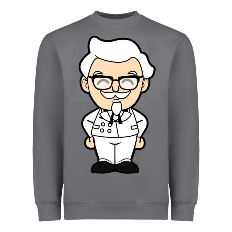 Happy Colonel Sanders Heavyweight Sweatshirt by tuanDangUi | Teevron
